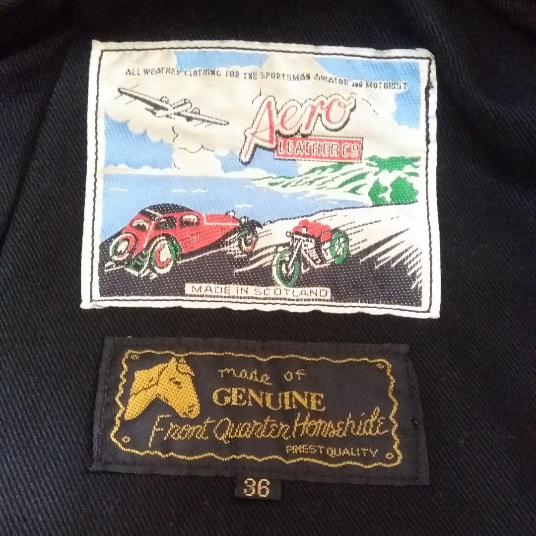 エアロレザー社 ライダース ホースハイド