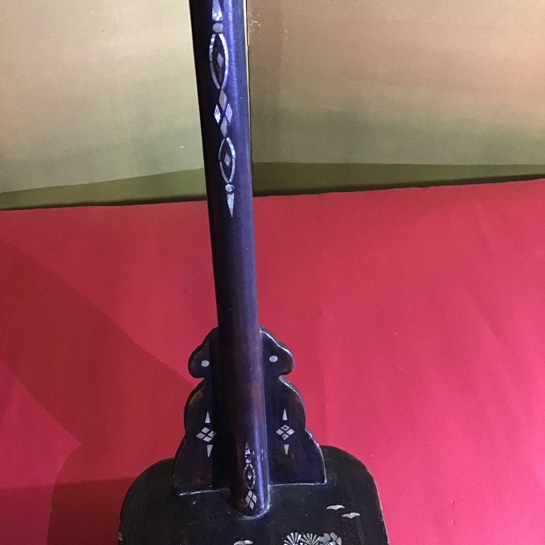 青貝貼太刀掛　刀架　時代物　　　　　　S4