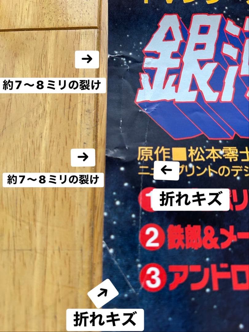 ☆銀河鉄道999☆トリプルBox☆告知ポスター☆1995年当時物☆東映ビデオ☆②