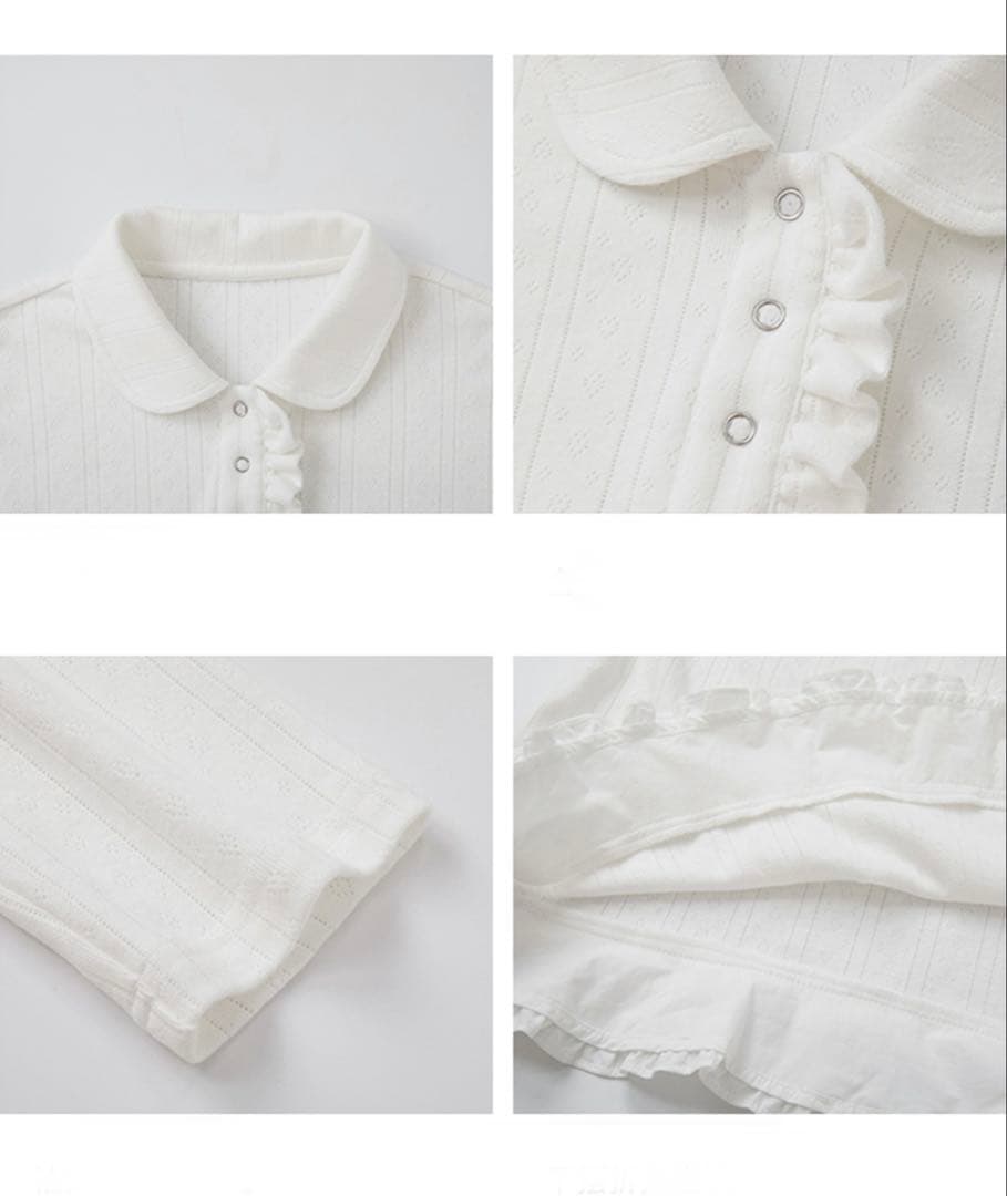 Fano Studios フリル ニット ポロシャツ