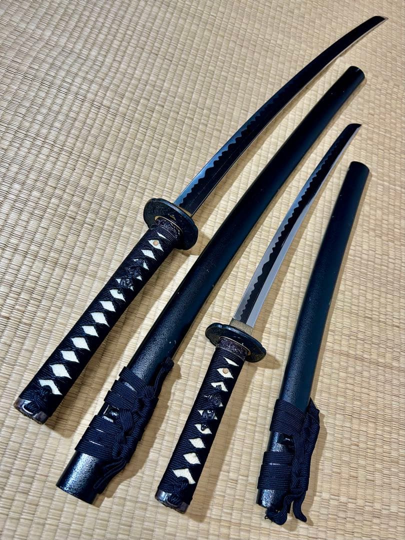 【夜桜様】模造刀 太刀 脇差し 2本セット！　※バラ売り不可