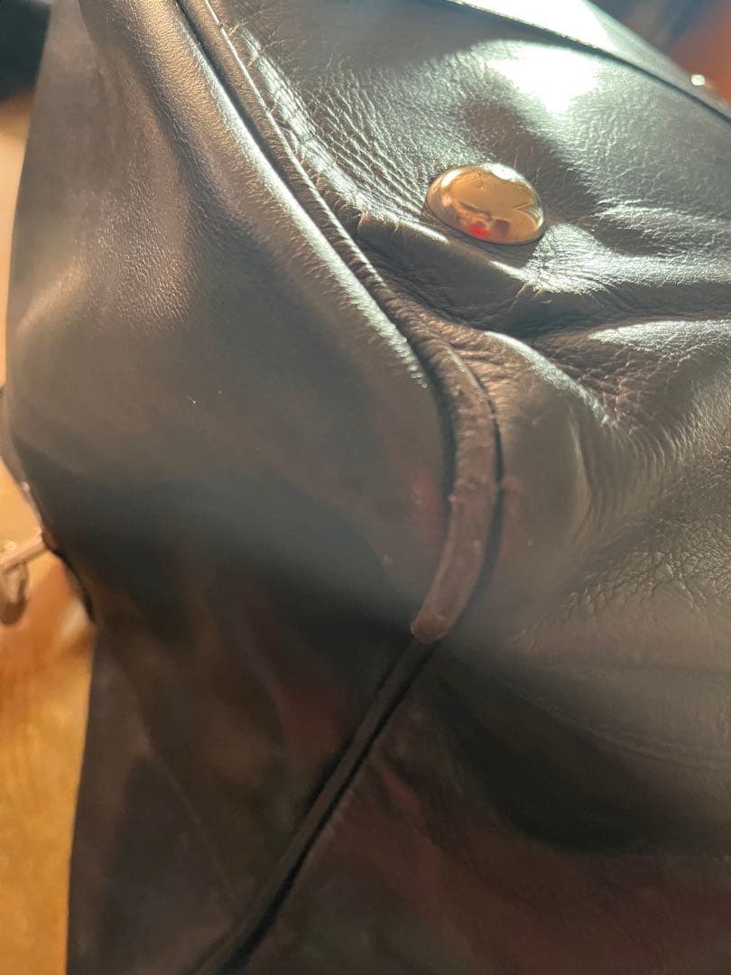 PRADA ボストンバッグ ブラック レザー