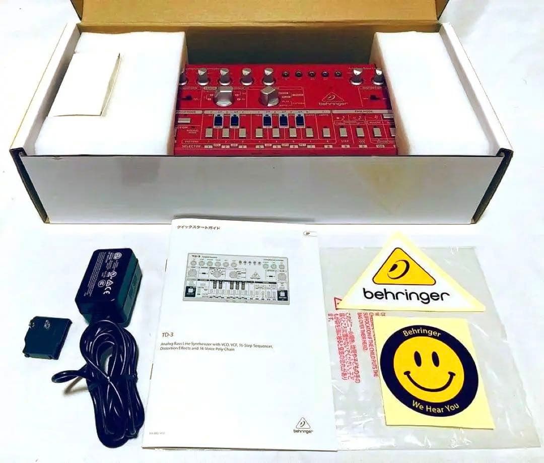 【新品同等】Behringer TD-3-RDアナログベースシンセサイザー