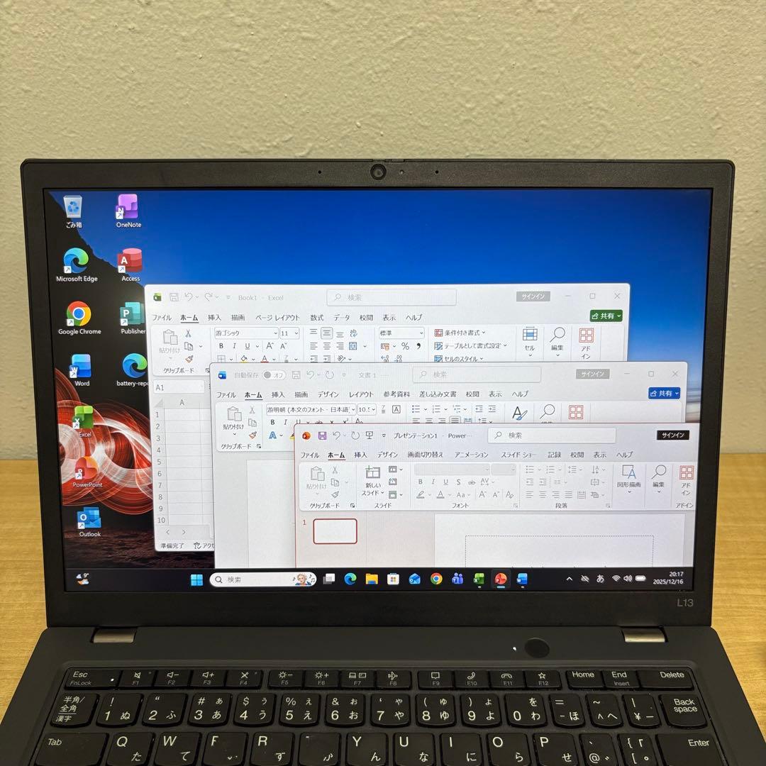 Lenovo ThinkPad L13Gen3 i7 12世代 16/512GB