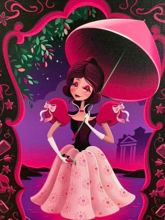 ホーンテッドマンション　絵　アート　ディズニー　レア　限定 ディズニーランド