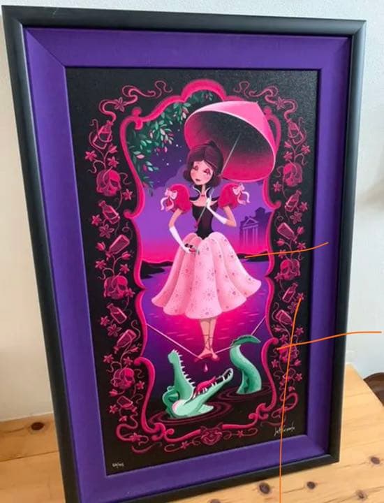 ホーンテッドマンション　絵　アート　ディズニー　レア　限定 ディズニーランド