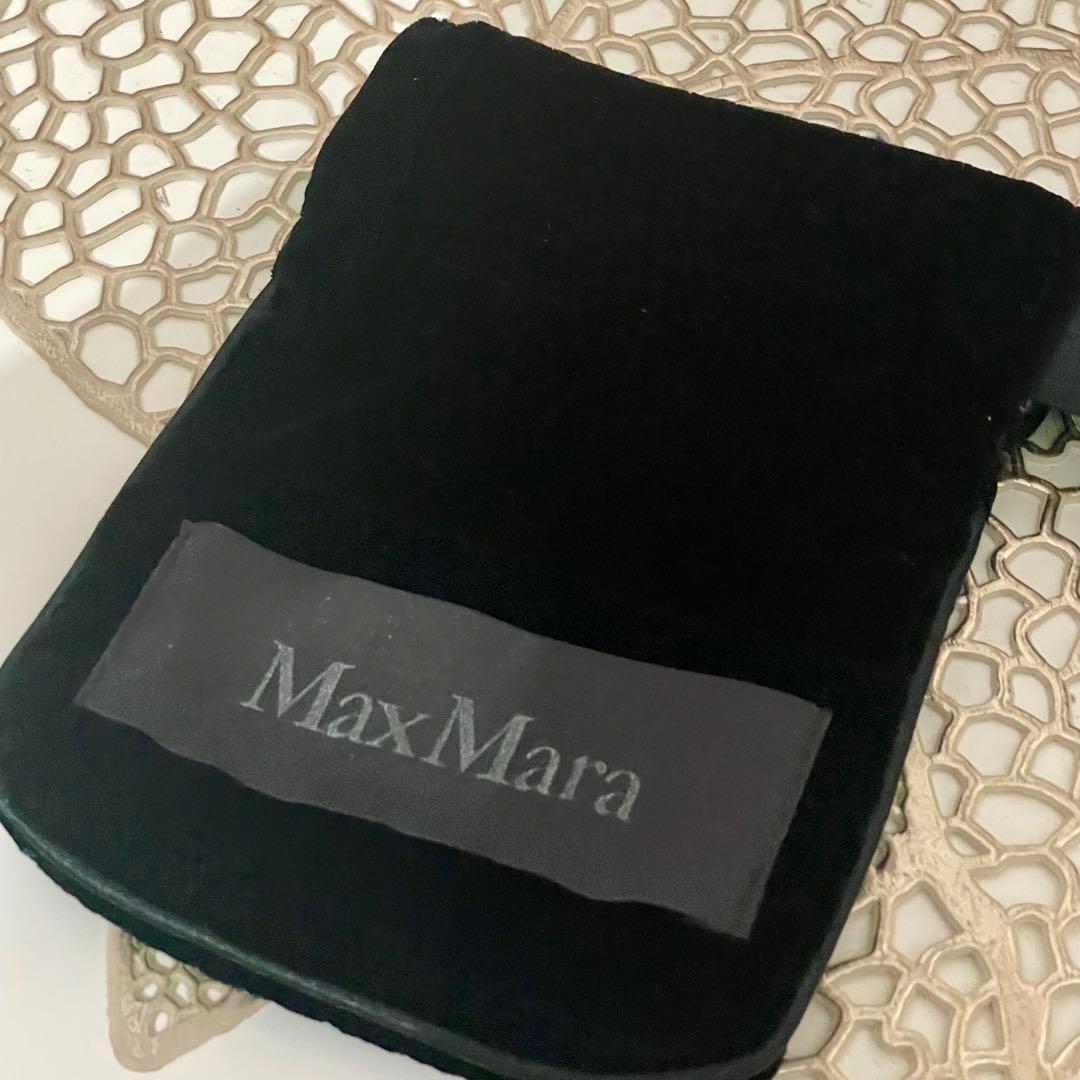 Max mara 訳あり③ 定番 クリスタル x ゴールド　ブローチ