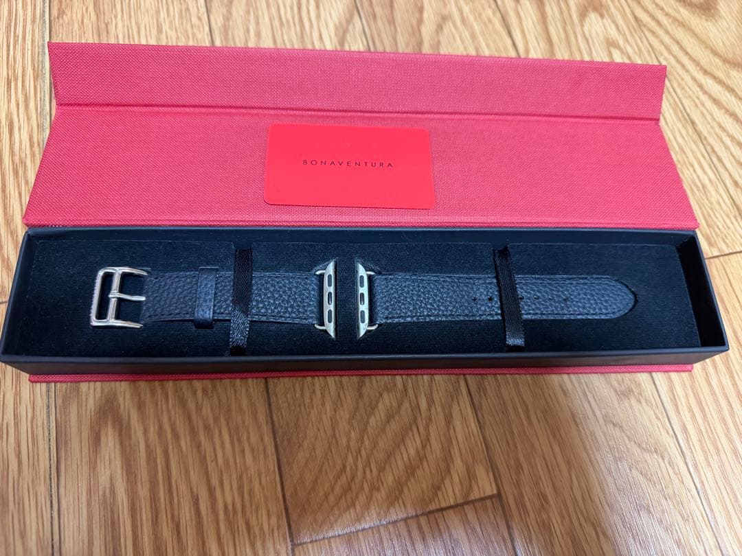 ボナベンチュラ Apple Watchバンド ブラック 40mm