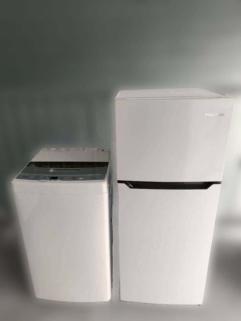【福岡県限定】送料無料 家電2点セット 冷蔵庫120L 洗濯機4.5kg