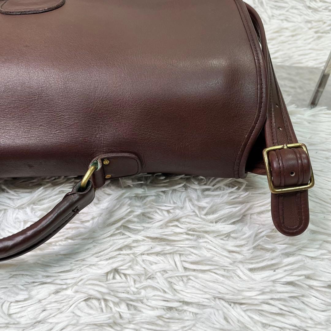 希少✨COACH コーチ ビンテージ 5180 ブルリーフケース 2way