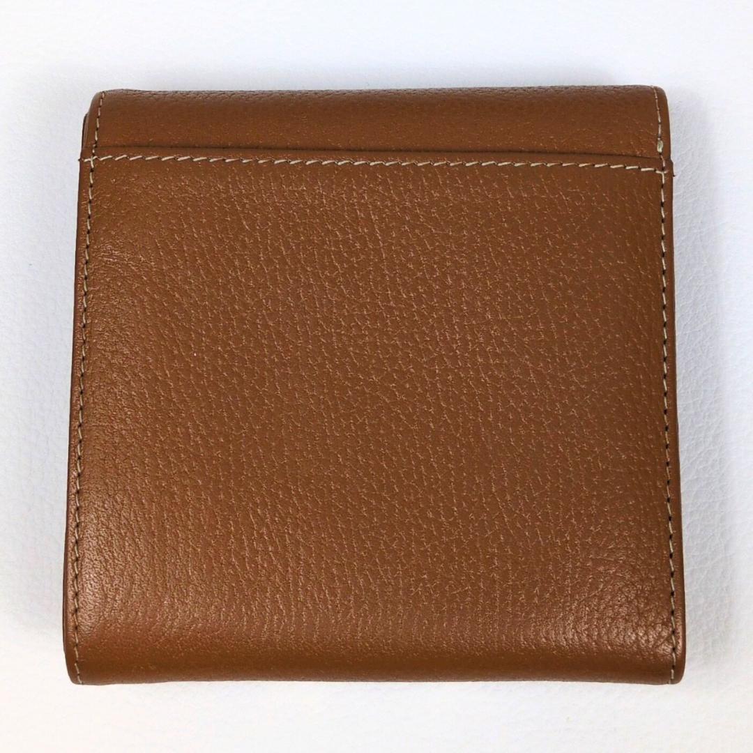 アタオ ロトロ ウォレット 二つ折り財布 キャメル コンパクトウォレット