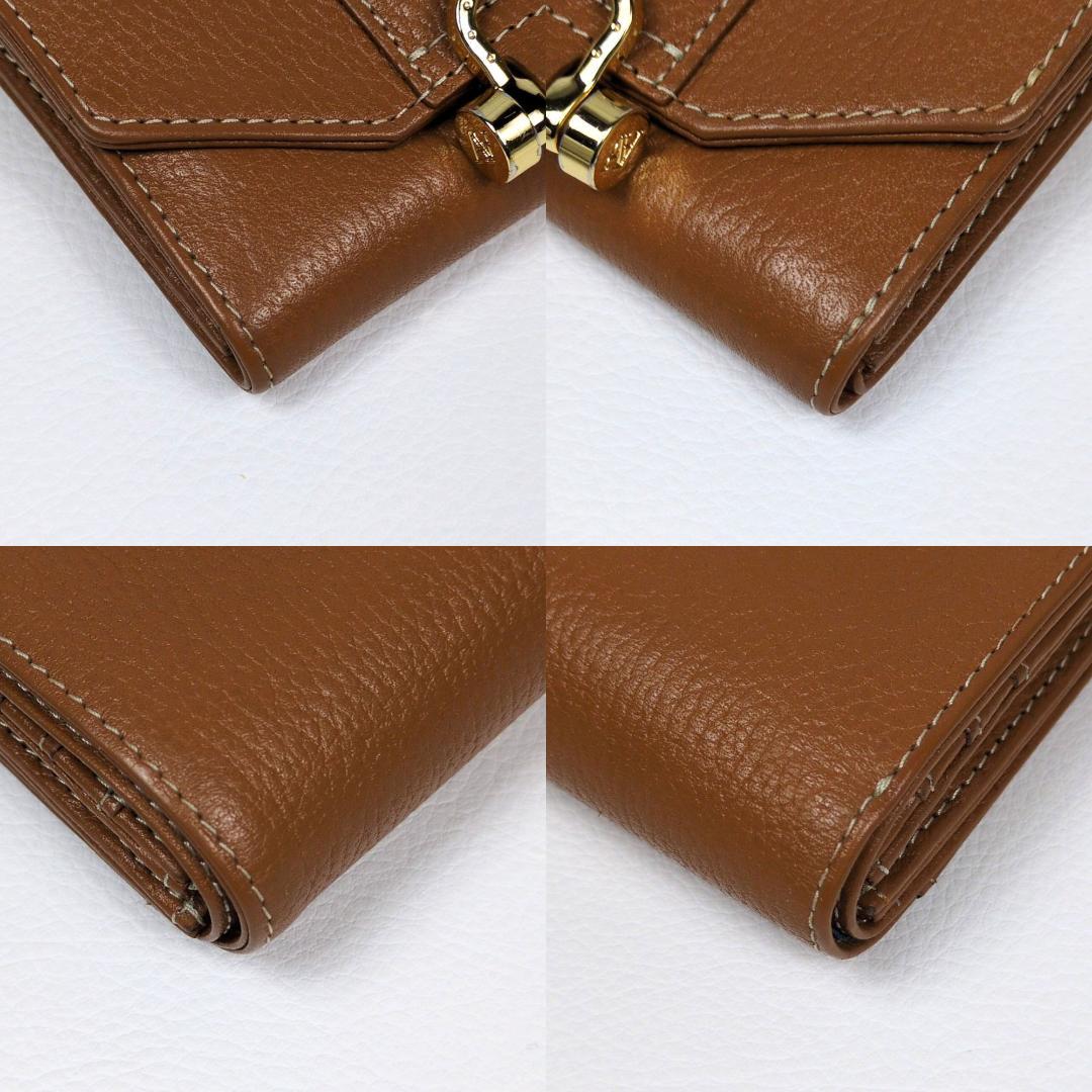 アタオ ロトロ ウォレット 二つ折り財布 キャメル コンパクトウォレット