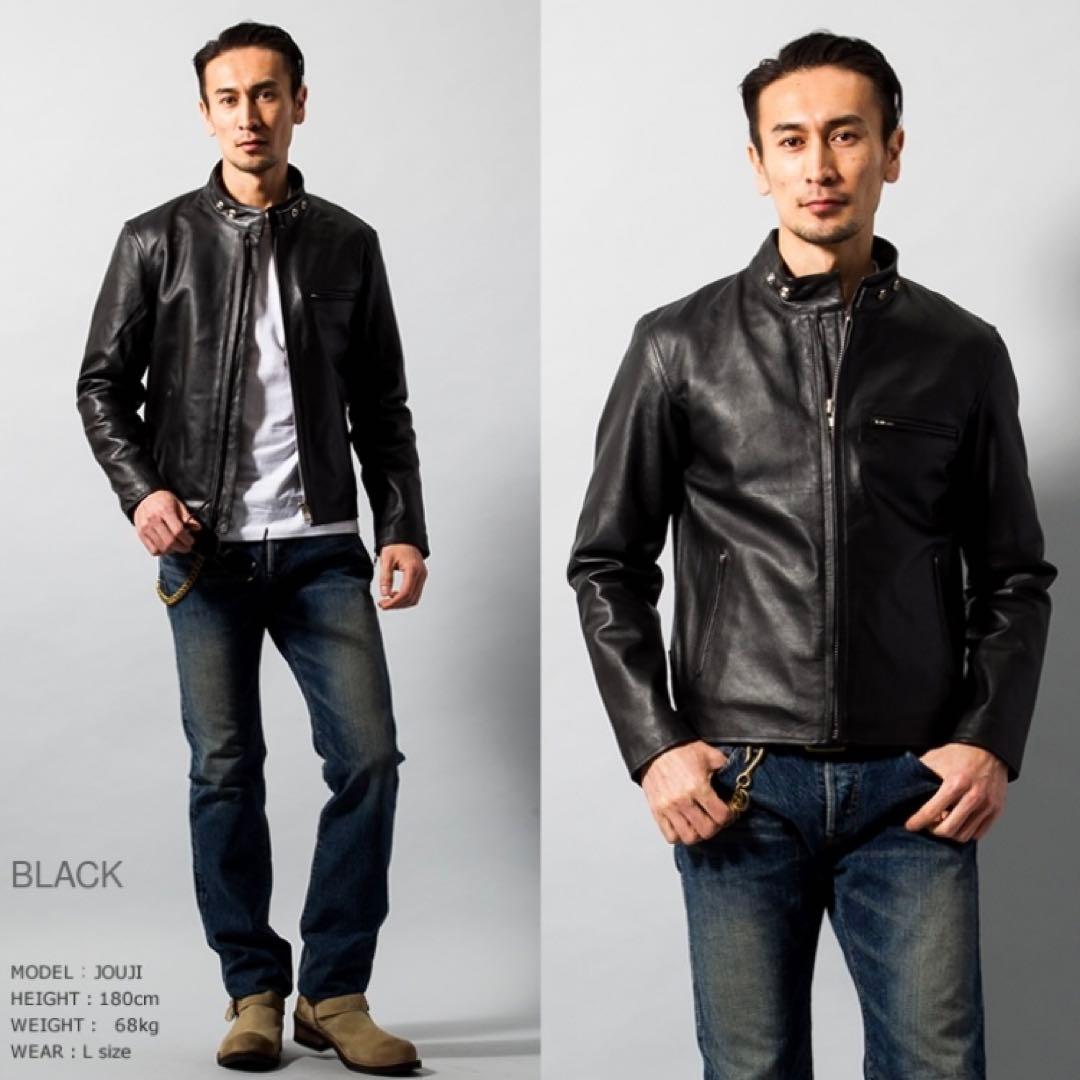 新品未使用　リューグーレザース　革ジャン　ライダース