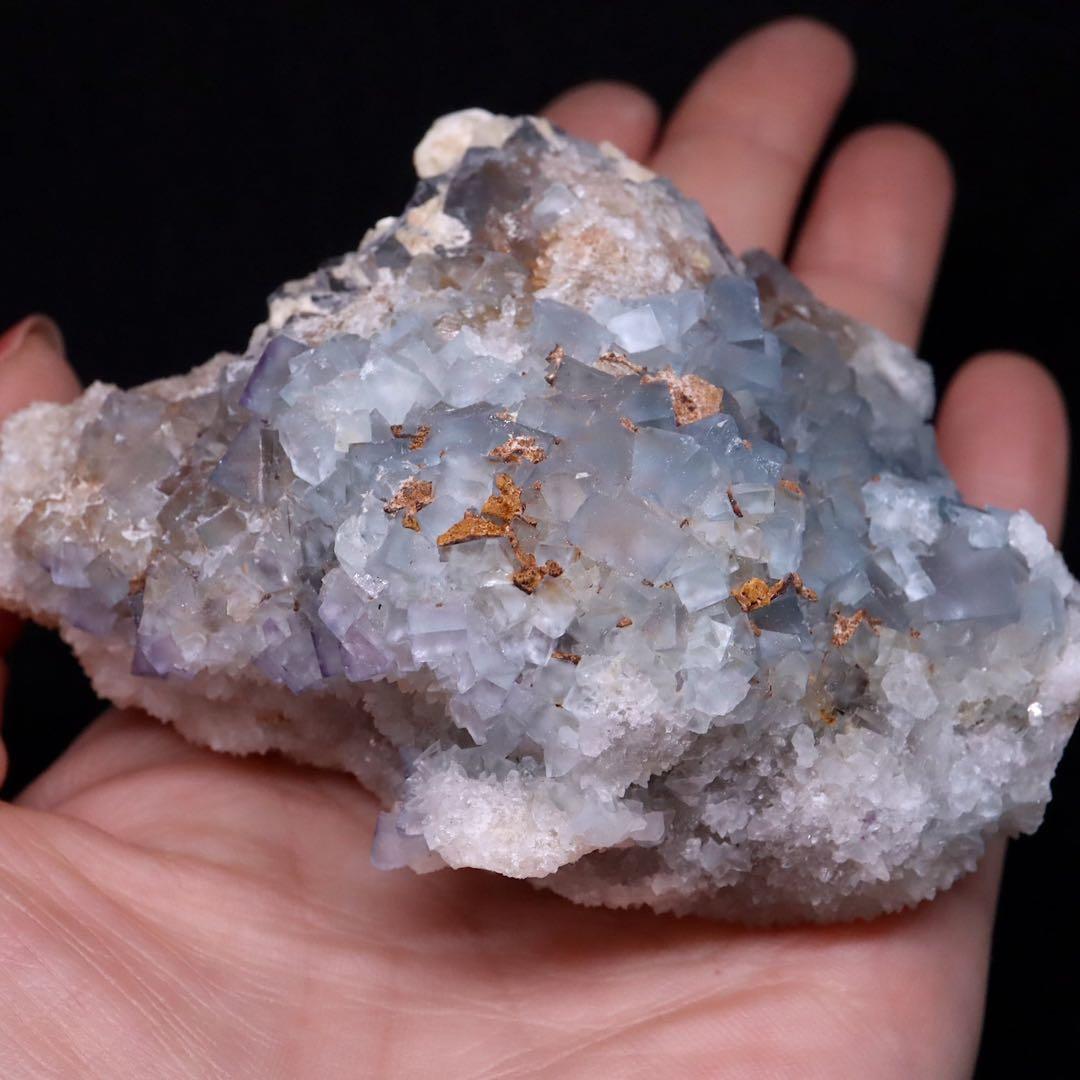 蛍石 ニューメキシコ産 フローライト　原石 243.6g FL430 鉱物天然石