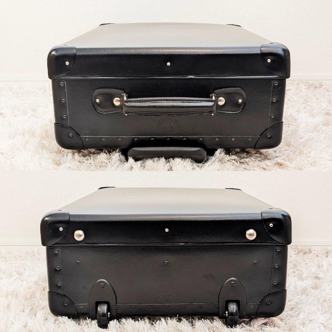 美品★グローブトロッター２輪／21インチ３５Ｌ中古トロリースーツケース鍵ベルト付