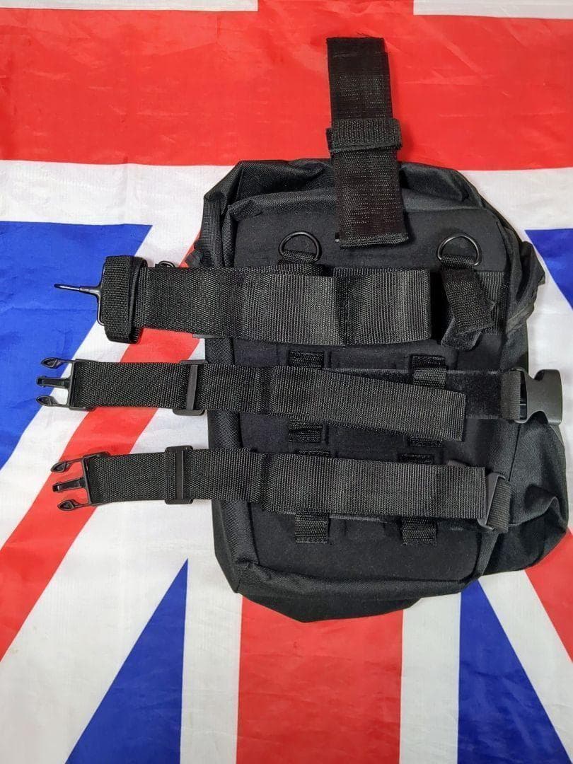 ガスマスク用タクティカルバッグ ブラック 新品