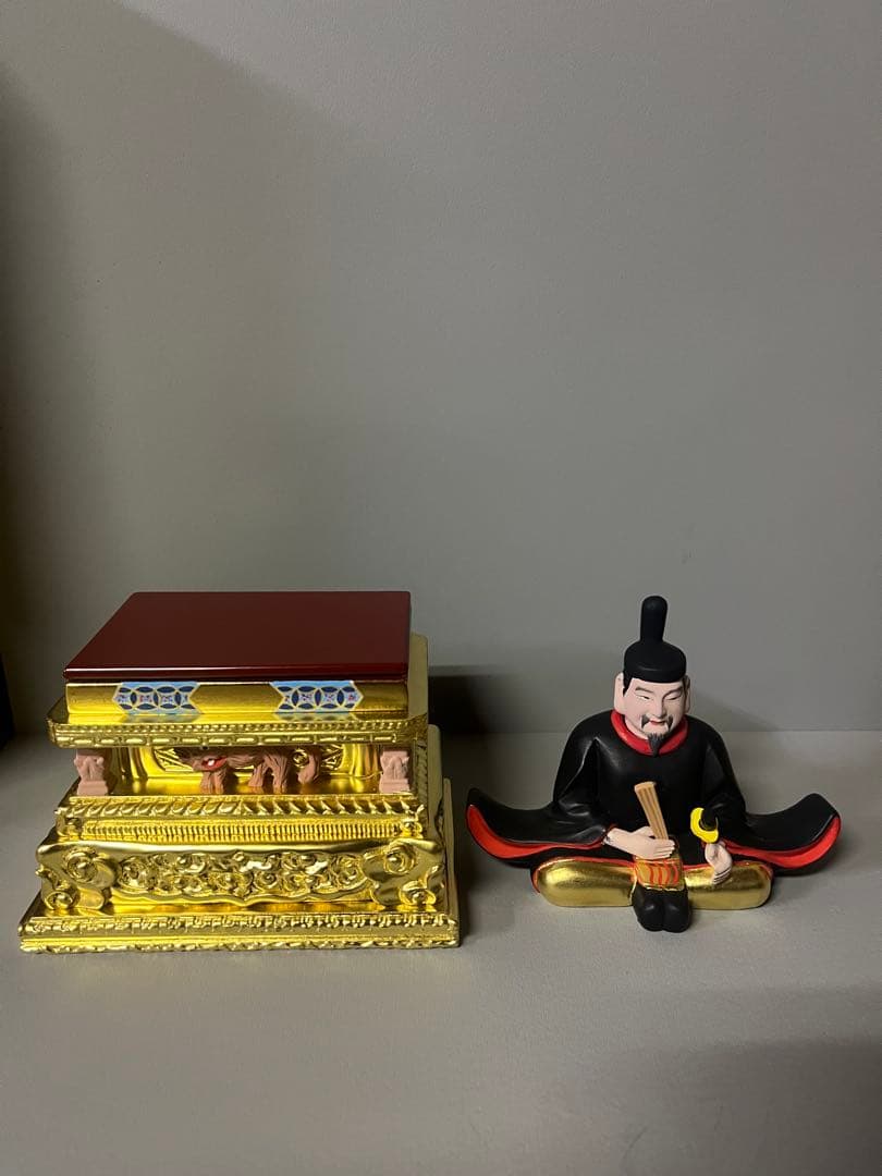 菅原道真公　木彫り　彩色　天神様　学問の神様　② 25