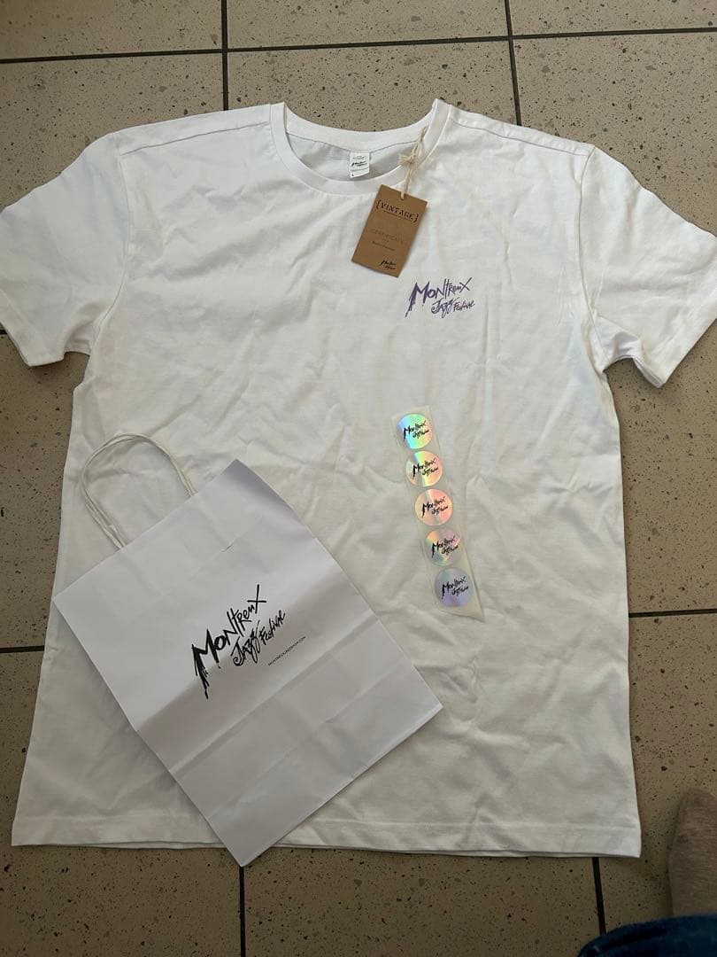 即完売:藤井風 モントルー・ジャズ・フェスティバル 公式Tシャツ 未使用