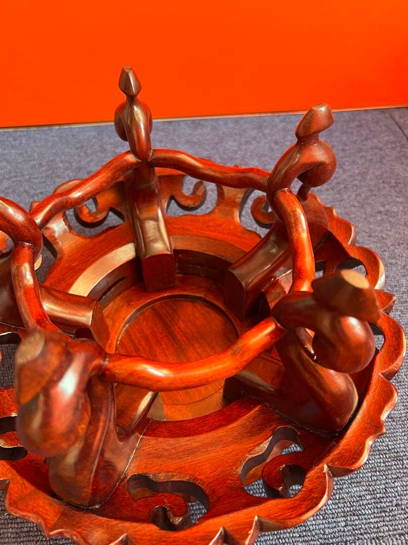 1049 唐木　花台　美品