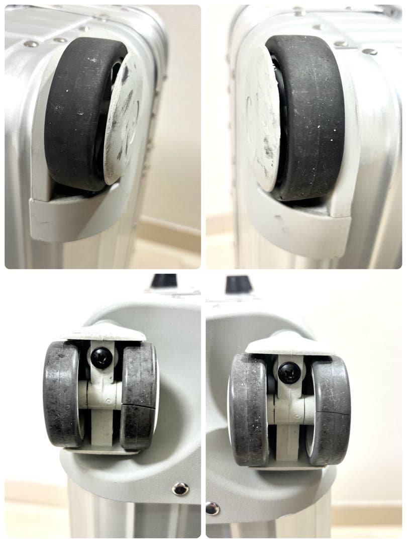 【廃盤希少品】RIMOWA × PORSCHE アルミスーツケース　鍵、ポーチ付