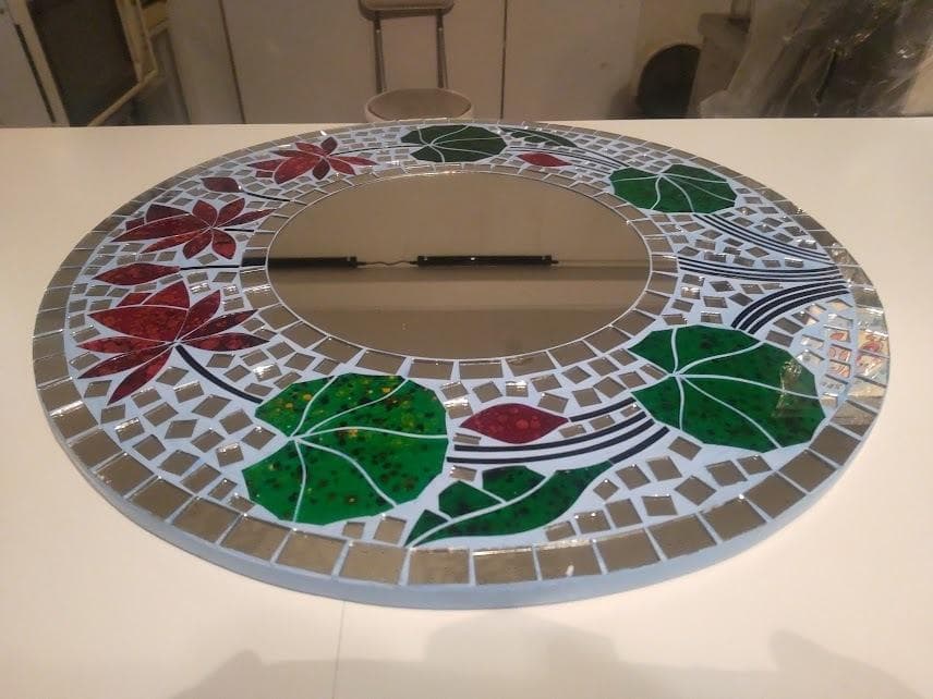 ★昭和レトロ★80年代★日本製★当時物 戦後 日本文化 和風 芸術 パブミラー