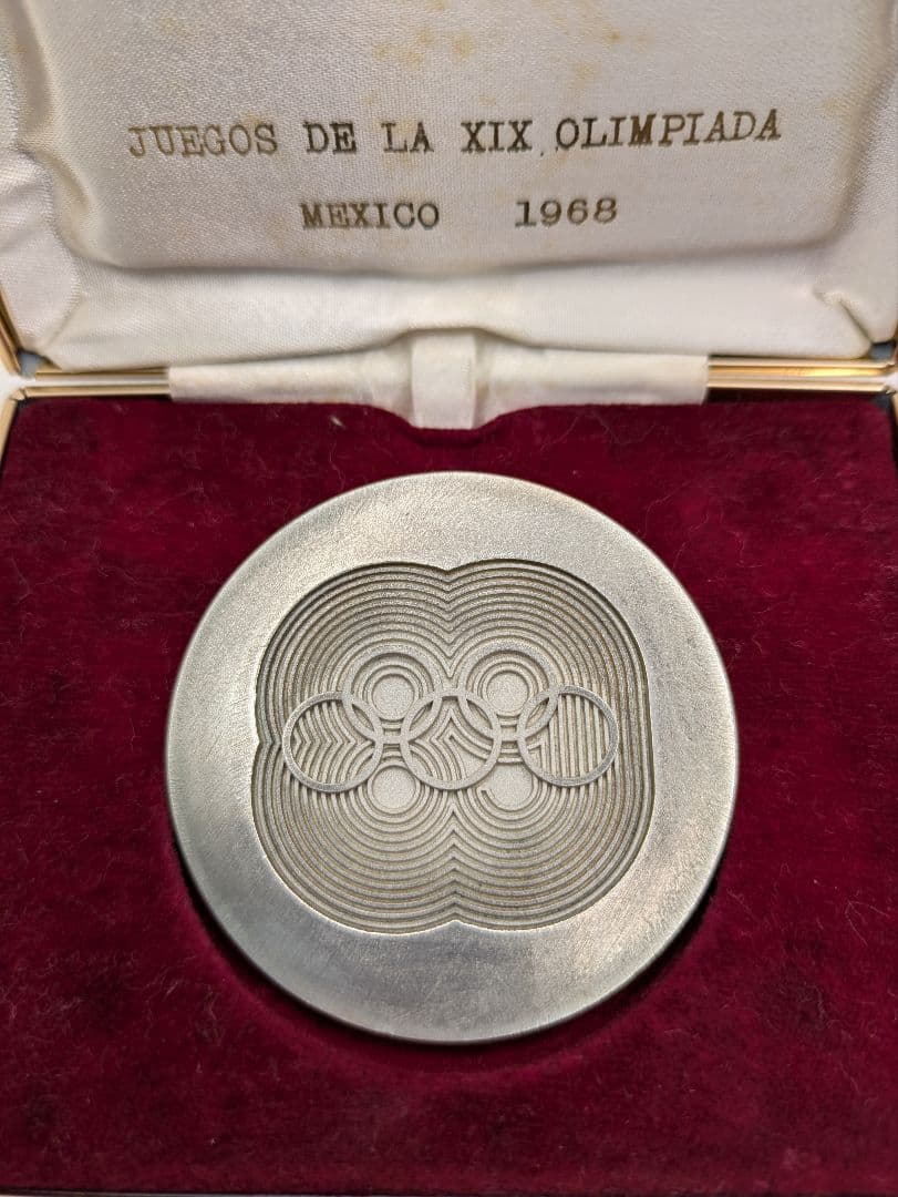 1968年第19回メキシコオリンピック記念メダル銀メダル・銅メダル2点セット