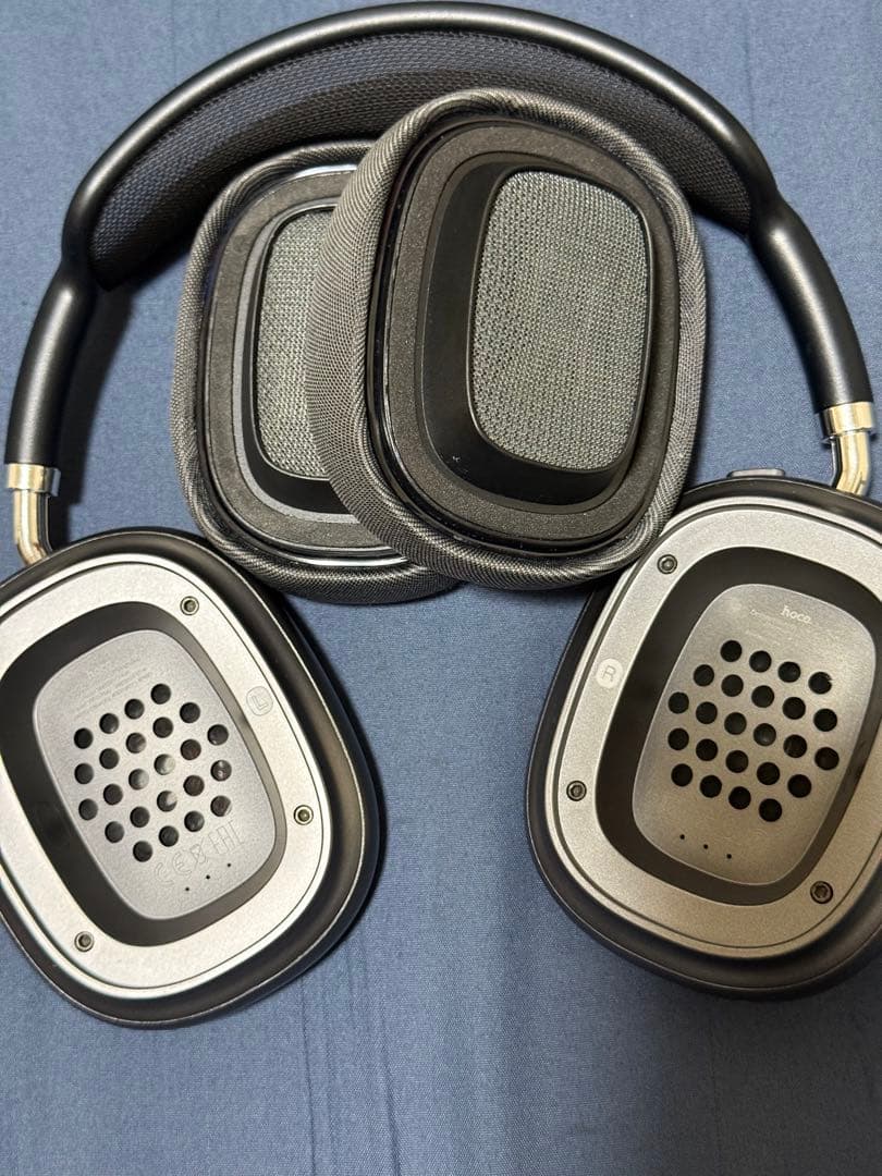 ワイヤレスヘッドフォン グレー