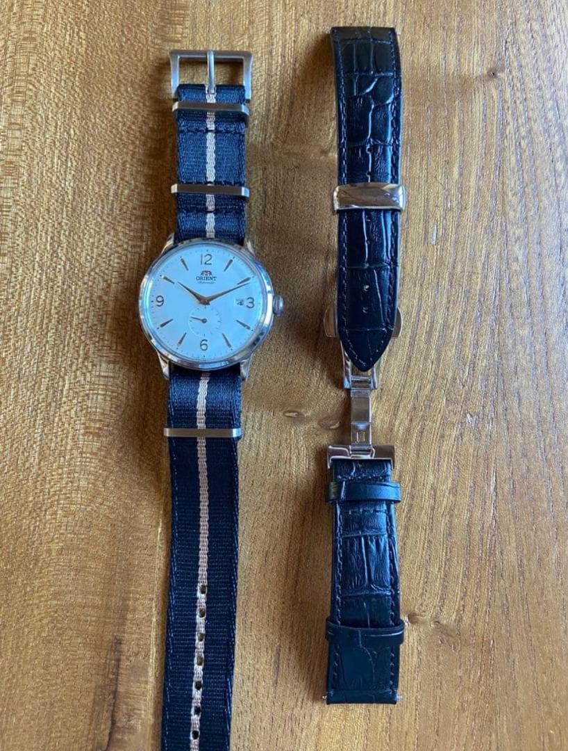 ORIENT バンビーノ 自動巻 スモセコ F622-UAA0【美品】