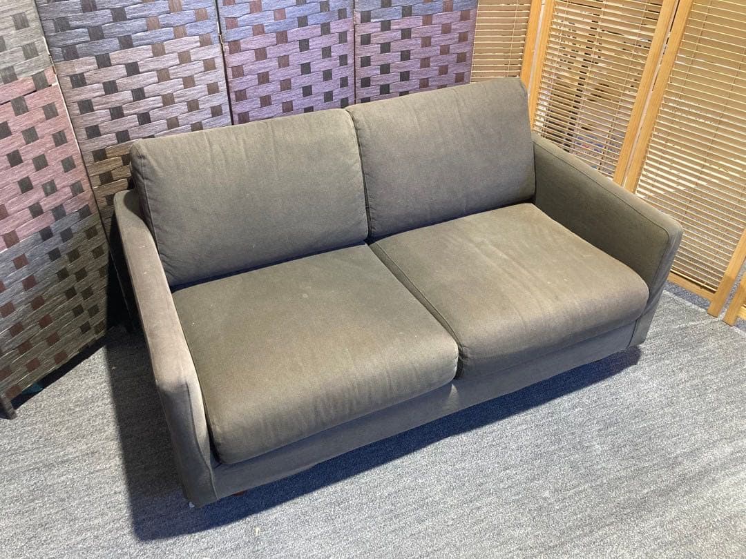 東京都23区送料込◆ 無印良品2Pソファー(TP04674)