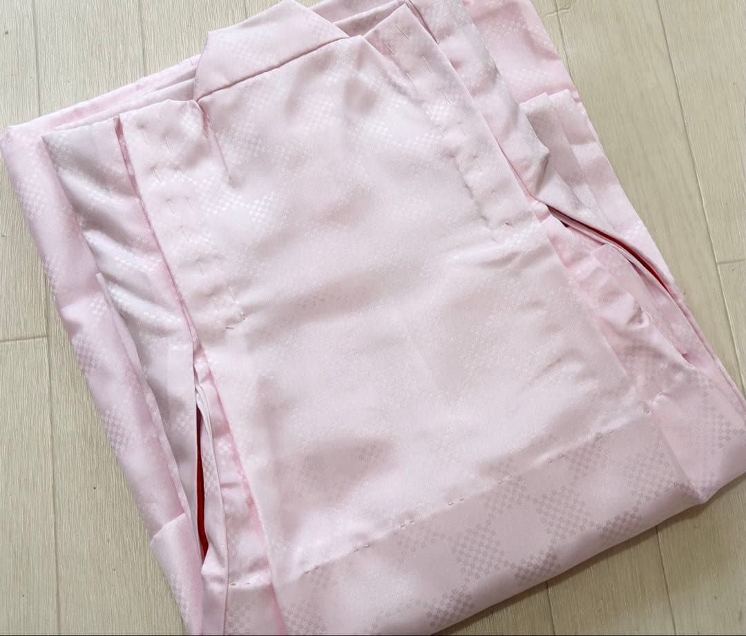 ★みみ★ 七五三　正絹　3歳　絞り　総絞り　被布　一つ身　フルセット　毱