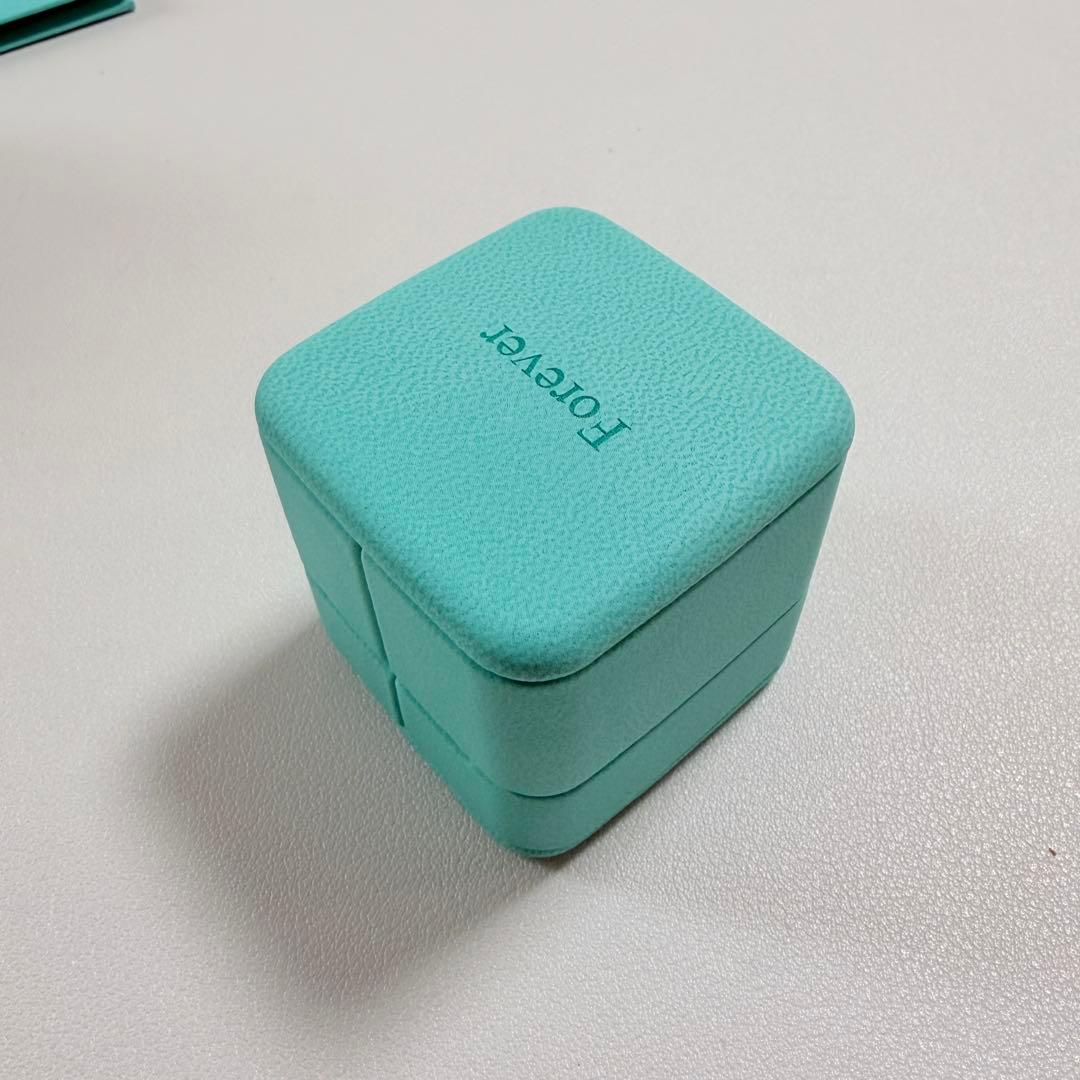 極美品　現行品　ティファニー　限定品　リングケース　空箱　Forever 刻印