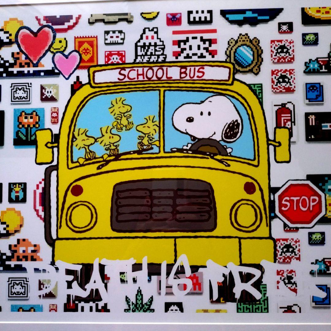 death nyc 額装　アートポスター　スヌーピー