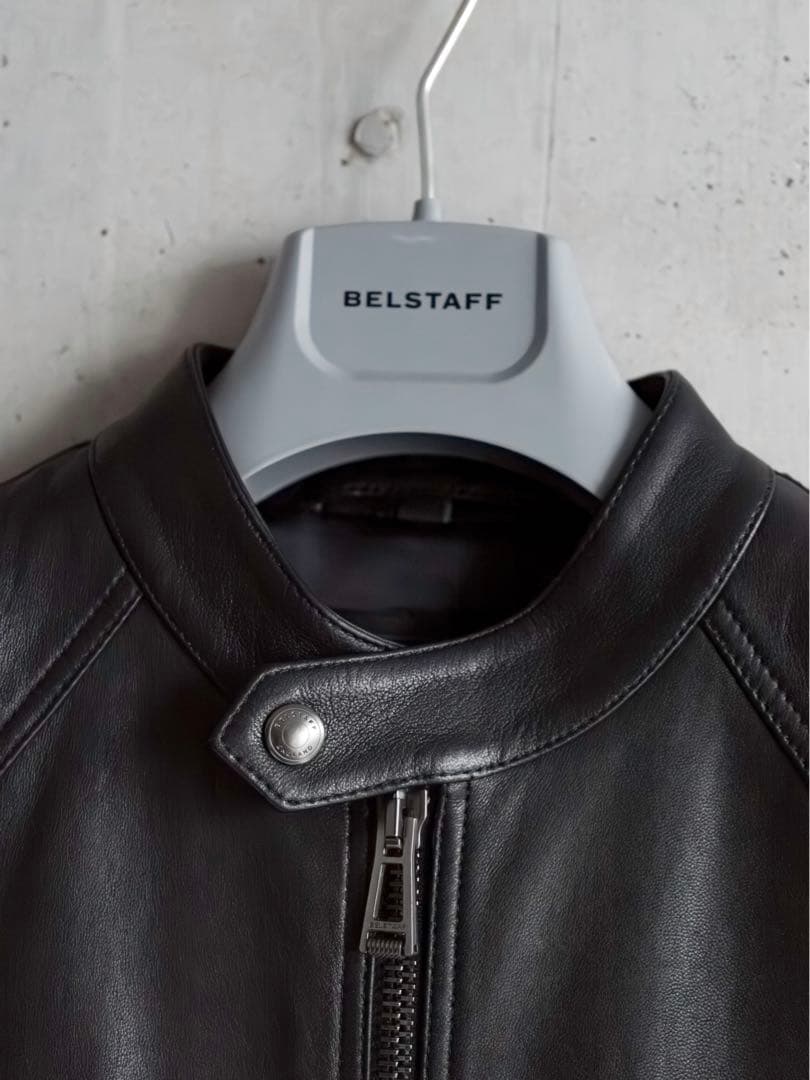 最終値下げ！BELSTAFF ブラック シングルライダースジャケット