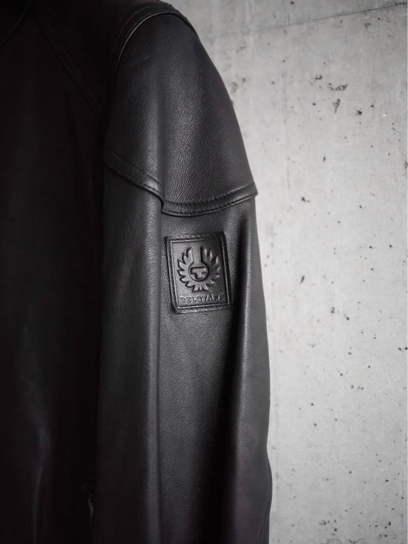 最終値下げ！BELSTAFF ブラック シングルライダースジャケット