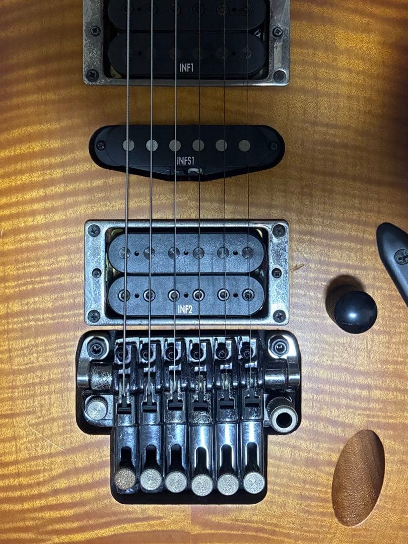 アイバニーズ　エレキギター S670 可動品フレイムサンバースト