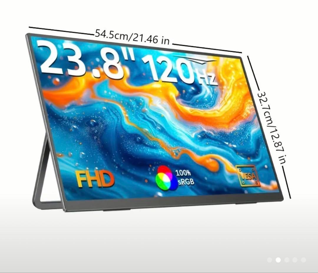 特価新品同様ポータブルモニター 23.8インチ