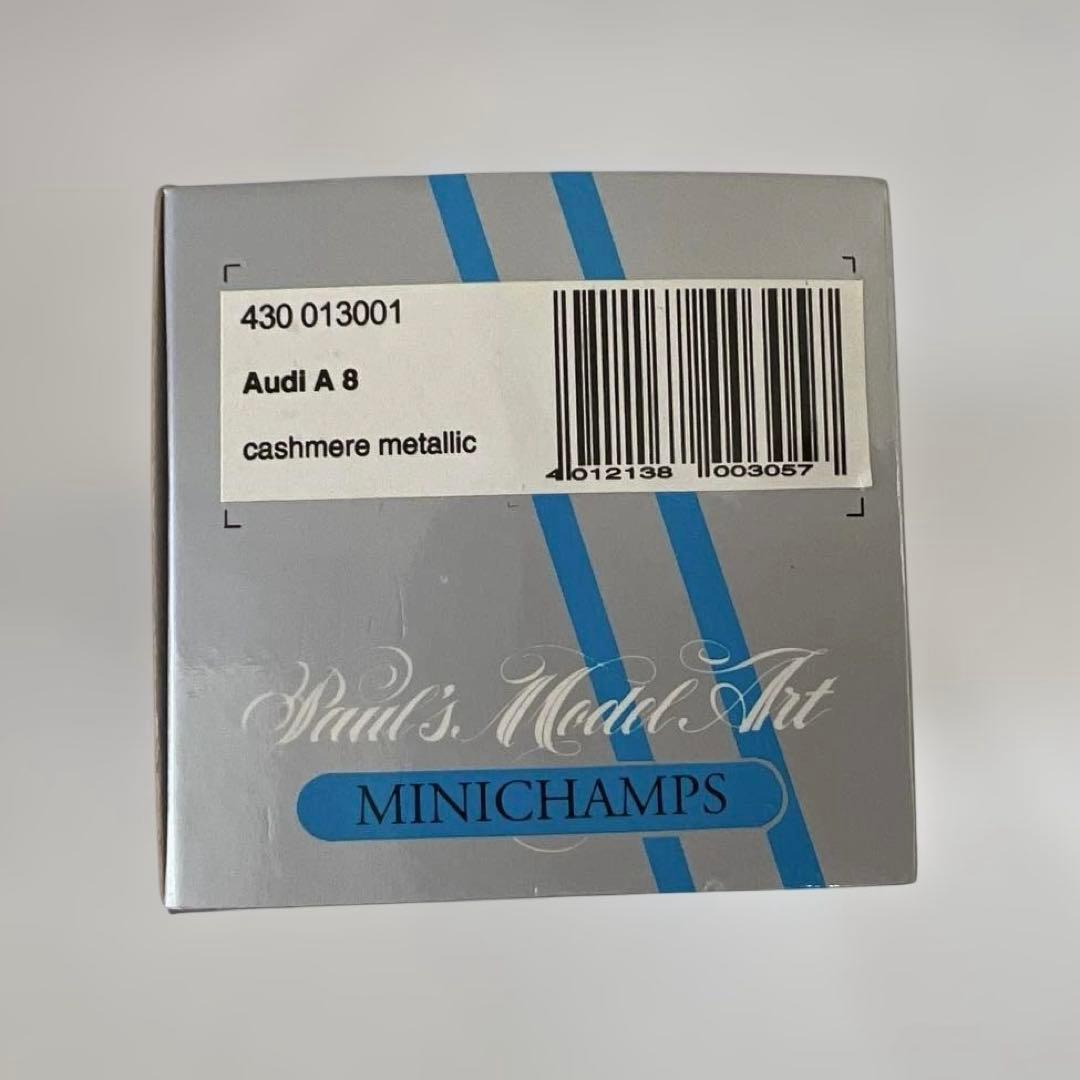 自動車 MINICHAMPS Audi A8 cashmere llic