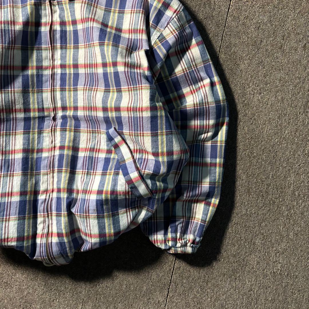 McGREGOR チェック リバーシブルジップパーカー ジャケット ドローコード