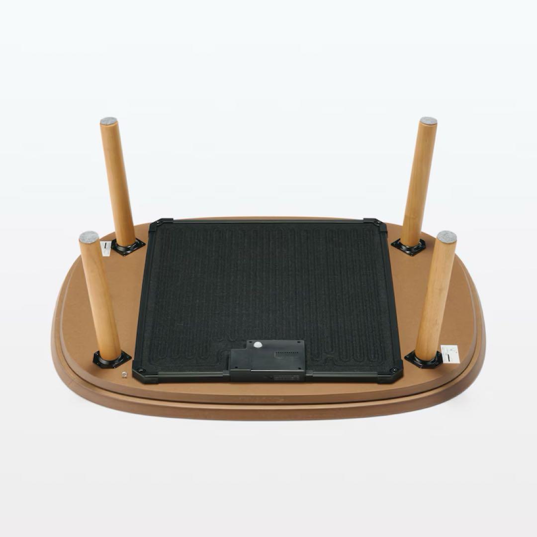 無印良品　こたつにもなるローテーブル　小　ナチュラル