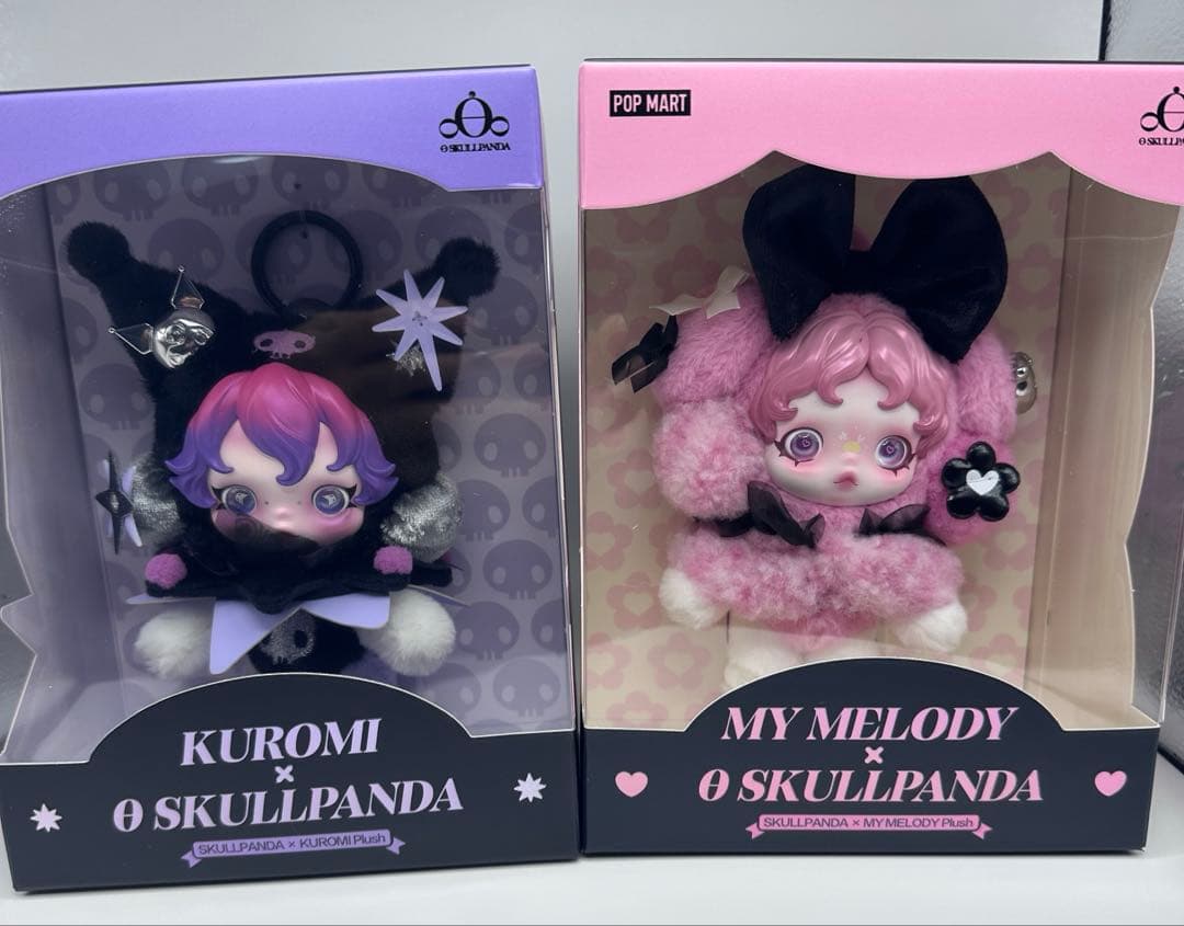 ♡*♡様 Kuromi & My Melody SKULLPANDA ぬいぐるみ