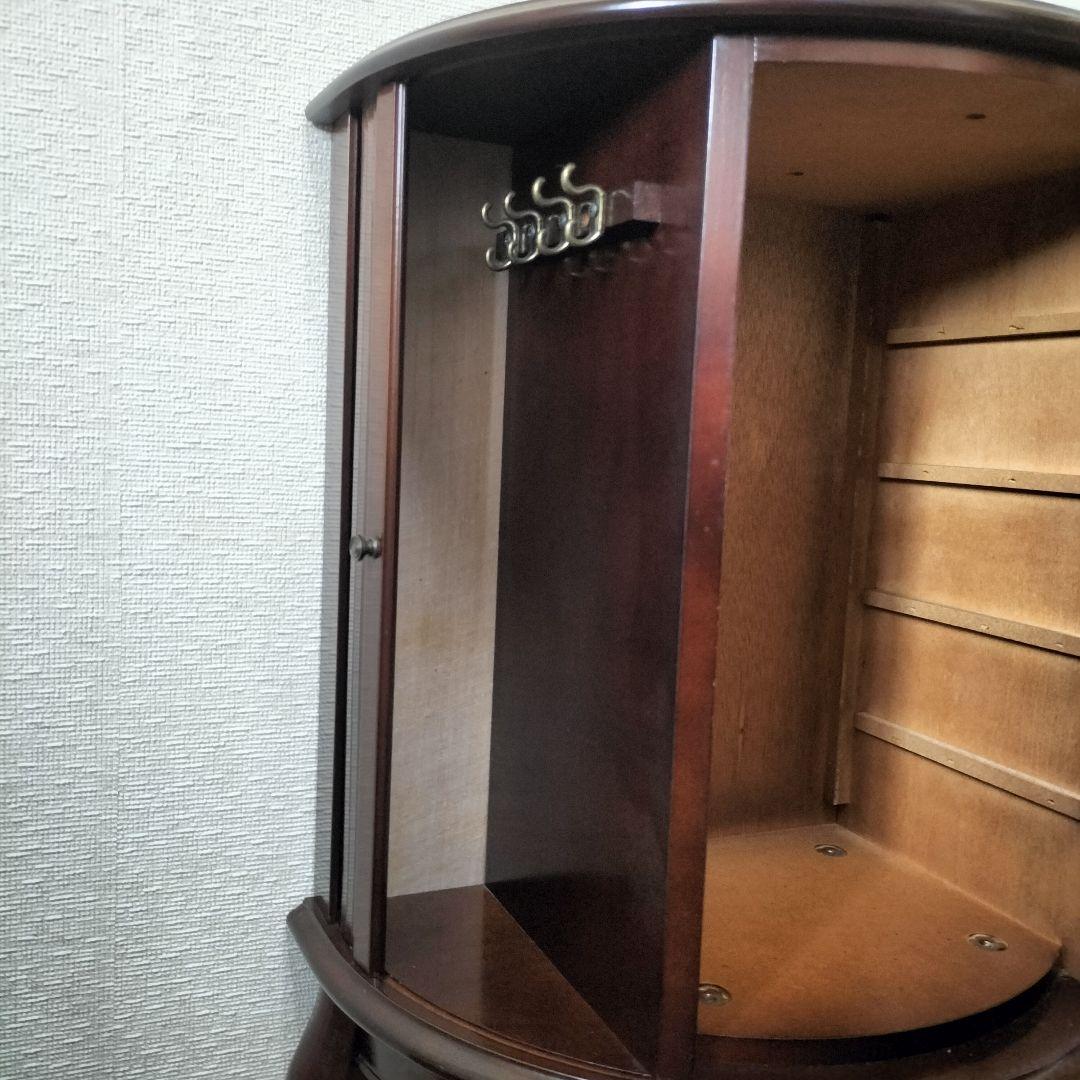 ヴィンテージ　アンティーク風　キャビネット　チェスト　ジュエリー　アクセ収納