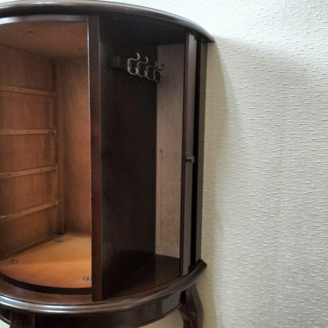 ヴィンテージ　アンティーク風　キャビネット　チェスト　ジュエリー　アクセ収納