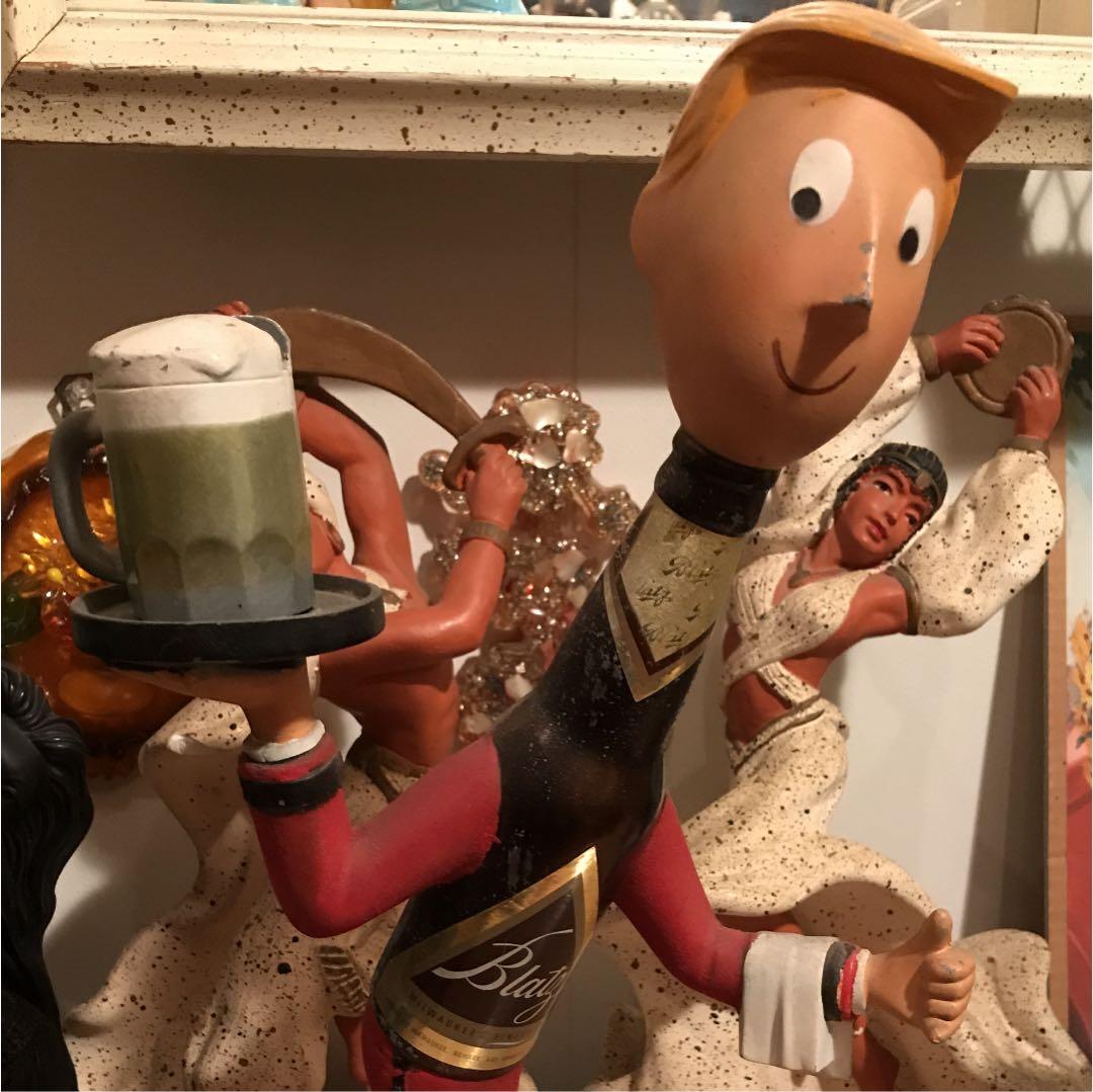 貴重！50's ビール会社Blatzブラッツ店頭看板アンティーク　USA雑貨