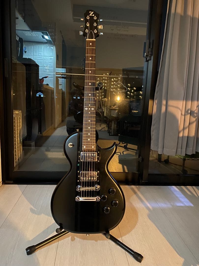 Zematis ゼマイティス　z24 ギター　黒　レスポール　ハム　24フレット