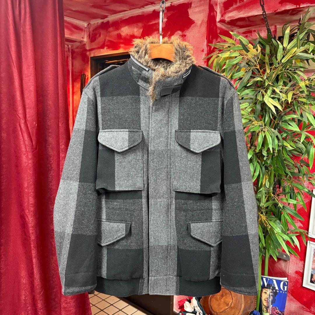 ジャケット・アウター phenomenon wool middle coat