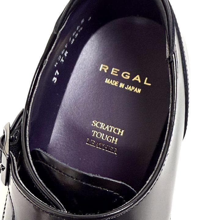 新品 リーガル 37TR ダブルモンク スクラッチタフレザー 25.5cm