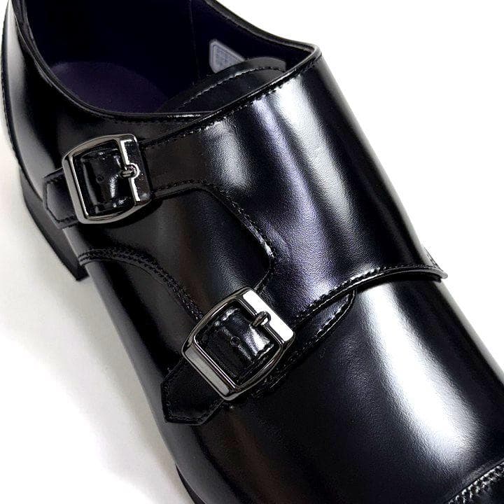 新品 リーガル 37TR ダブルモンク スクラッチタフレザー 25.5cm