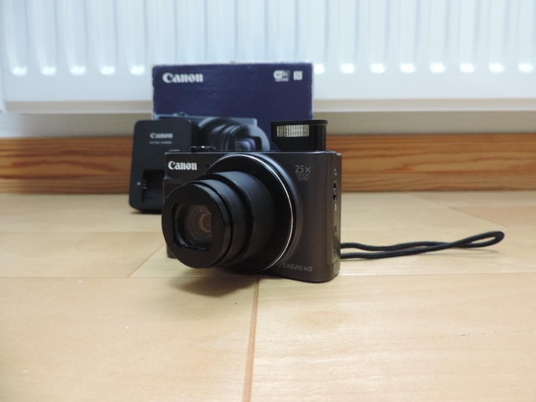 【美品】キヤノン PowerShot SX620 HS ブラック コンデジカメラ