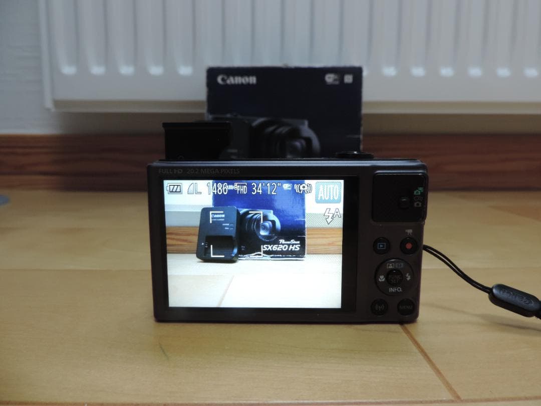 【美品】キヤノン PowerShot SX620 HS ブラック コンデジカメラ