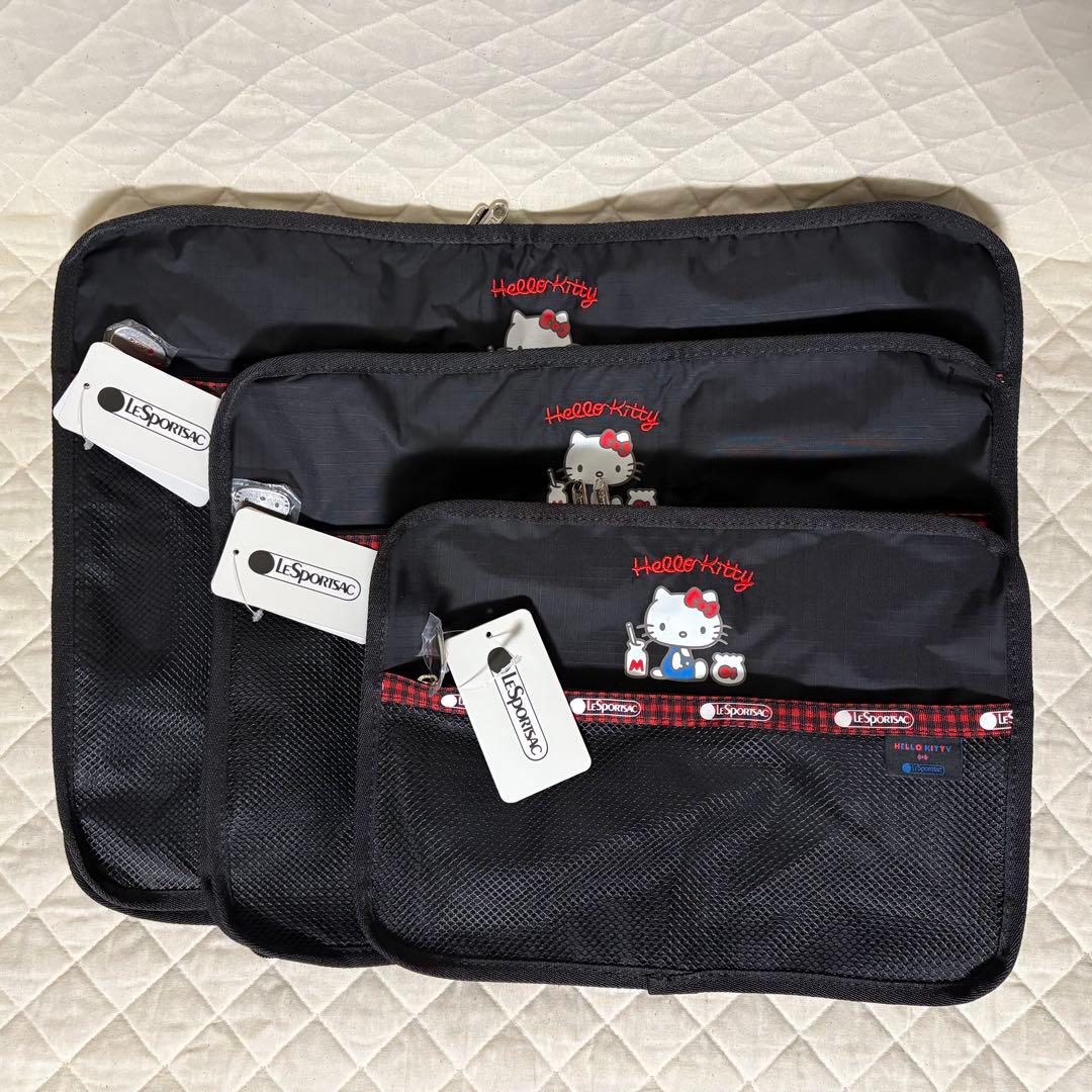 レスポートサック　ハローキティー　フェイバリッツ　トラベルパッキングポーチ